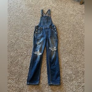 American eagle tomgirl overalls